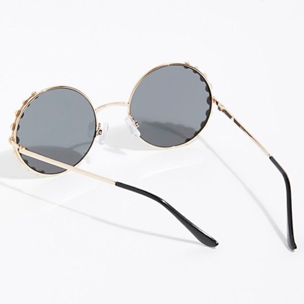 Gabriella Pearl SUNGLASSES Round Sunnies NEW - Picture 3 of 4
